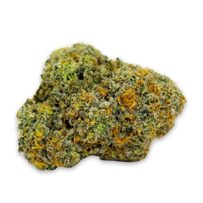 Rainbow Freeze Hybrid THCa flower bud sold by Simple Garden.